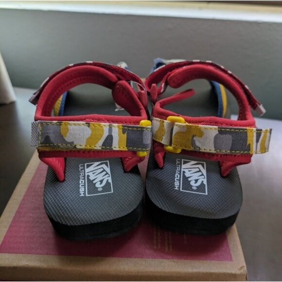 Vans Shoes Toddler 3K New Tri-Lock Primary Camo Sandals VNOA54FJ9GB1 112025 - Picture 9 of 11